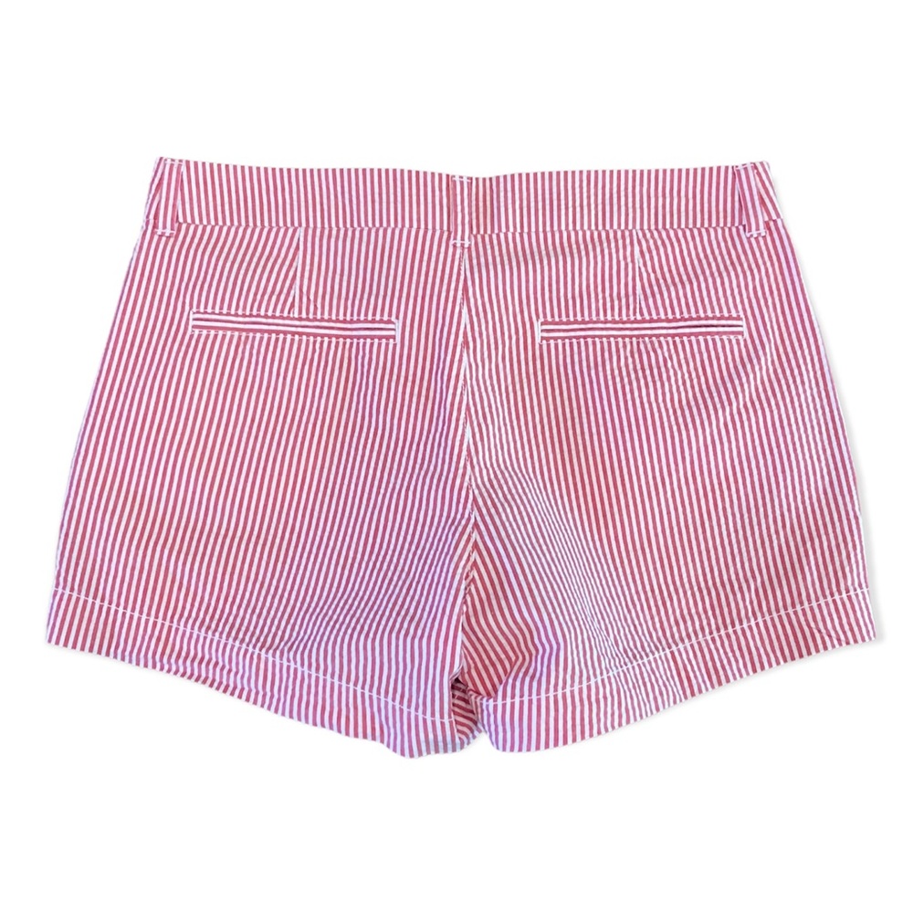 Old Navy Red & White Seersucker Shorts EUC - Picture 5 of 11